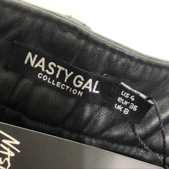 GENUINE LEATHER Straight Leg Pants - Picture 6 of 10